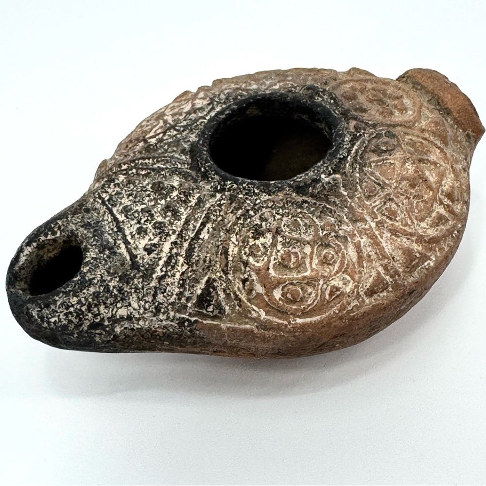Rare Ancient Roman Biblical Period Oil Lamp - Picture 3 of 9